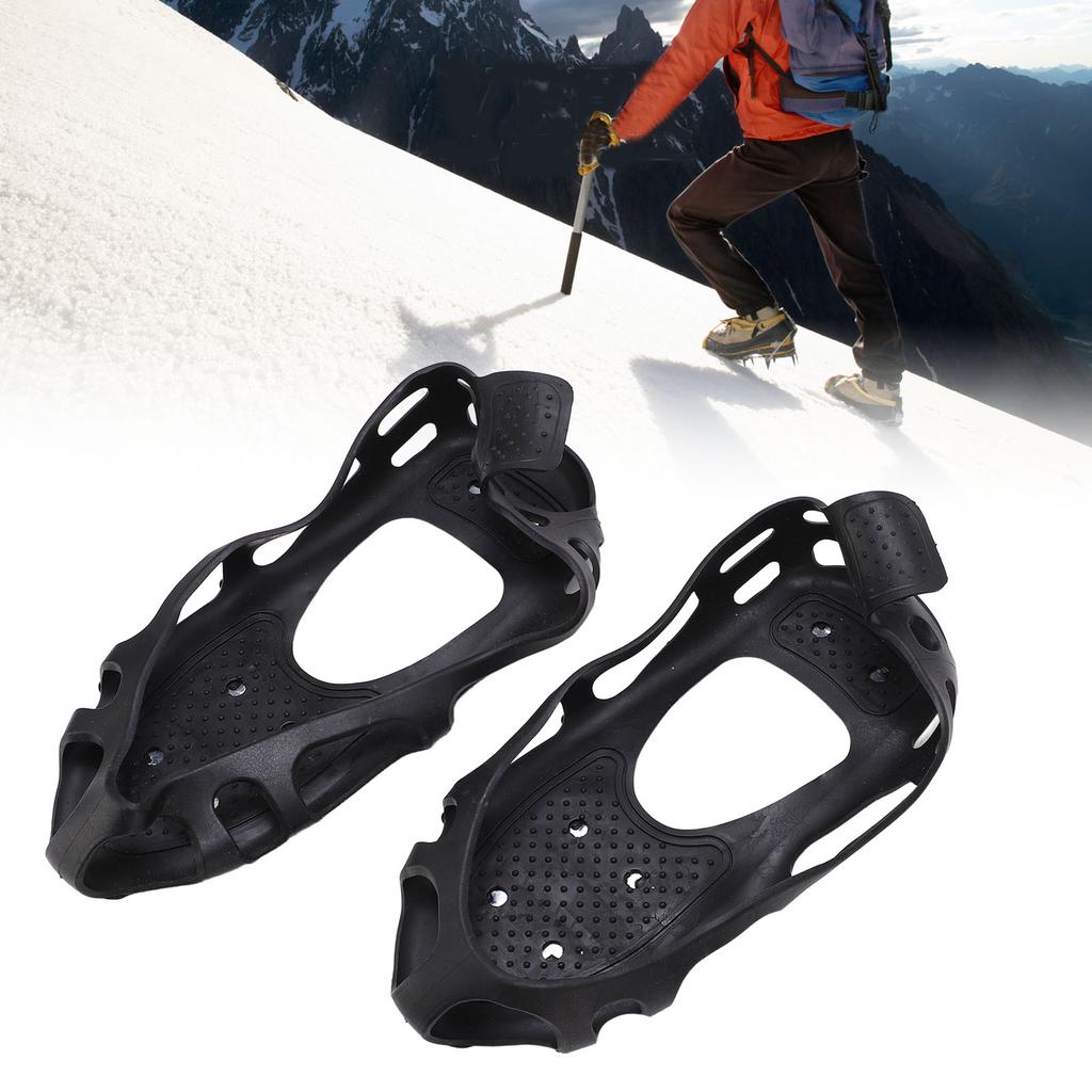 24 Spikes Anti Slip Walk Traction Cleat Ice Cleats for Shoes and Boots Traction Cleats for Walking On Snow and Ice