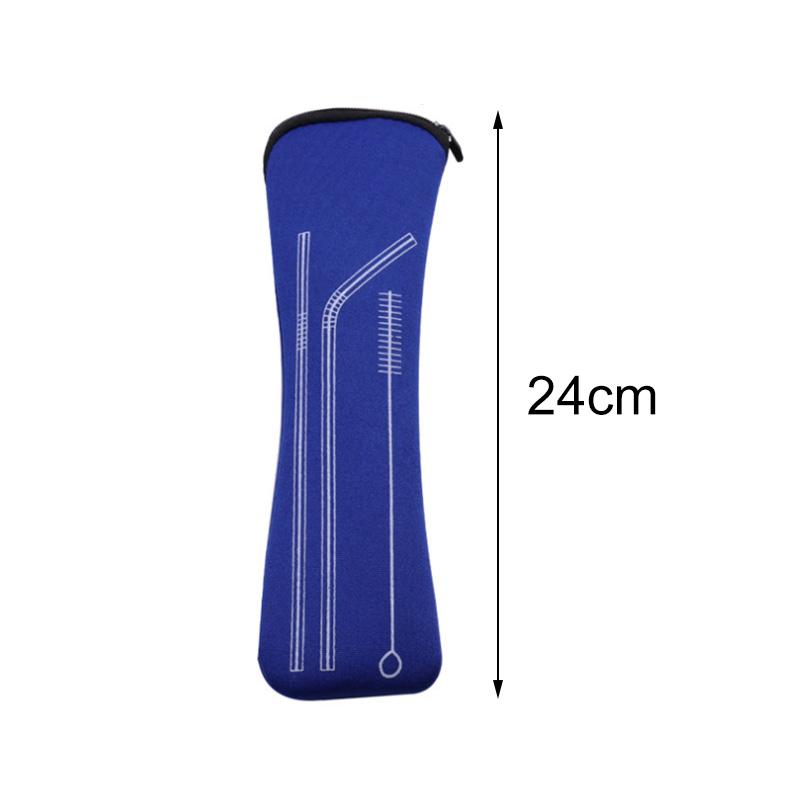 Tableware Bag Box Cutlery Storage Bag Portable Travel Fork Spoon Knife Dinnerware Packaging Pouch Storage Case with Zipper