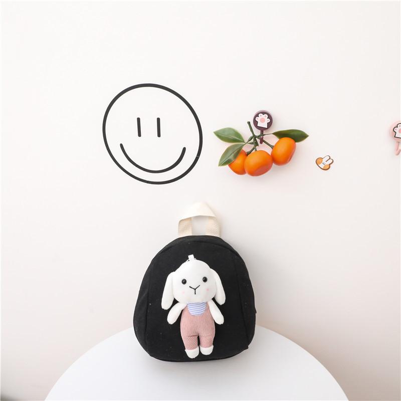 Cute White Belt Pants Cow Rabbit Cat Plush Toy Decoration Children Backpack
