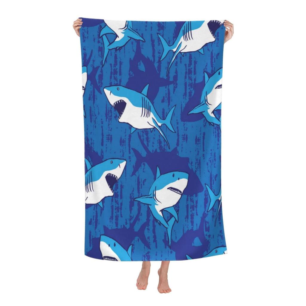 Dinosaur Beach Towel for Boys Kids Microfiber Bath Towel for Sport Travel Pool Oversized Quick Dry Beach Blanket Picnic Yoga Mat