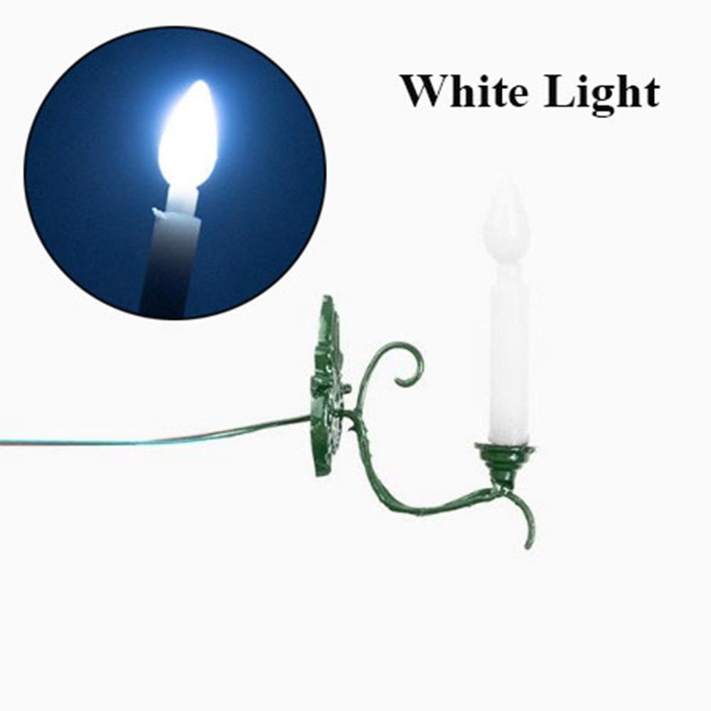 12V White/Warm Light Model ABS Metal Material Sand Table Chandelier Dollhouse Wall Lamp