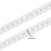 White Handmade Beads Strand Embroidery Barcode Ethnic Style Clothing Cuffs Belt Neckline Decorative Lace