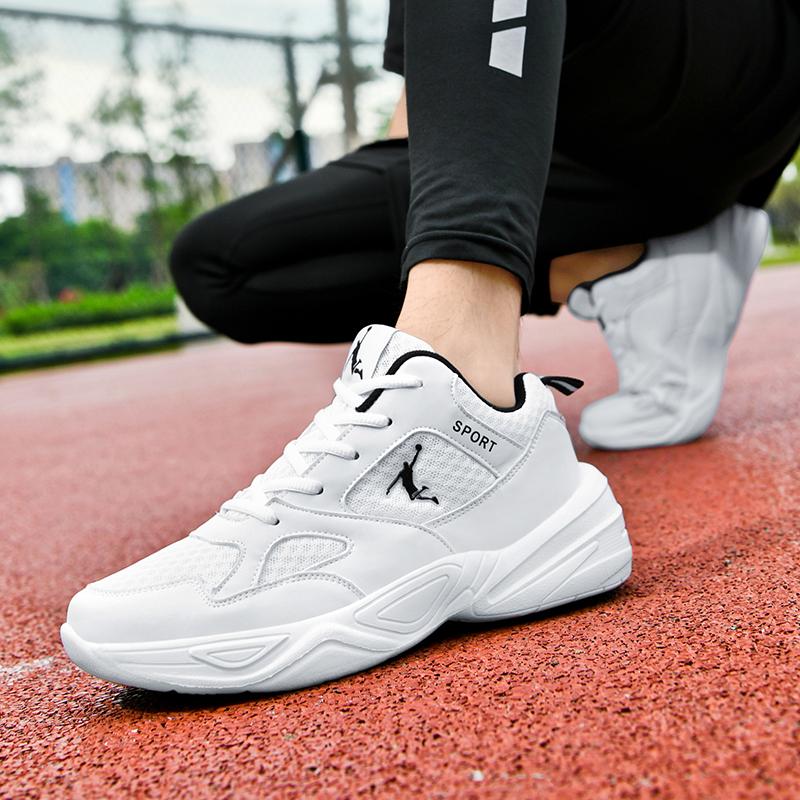 2025 summer breathable mesh sneakers men's platform youth fashion trend travel casual shoes student running shoes