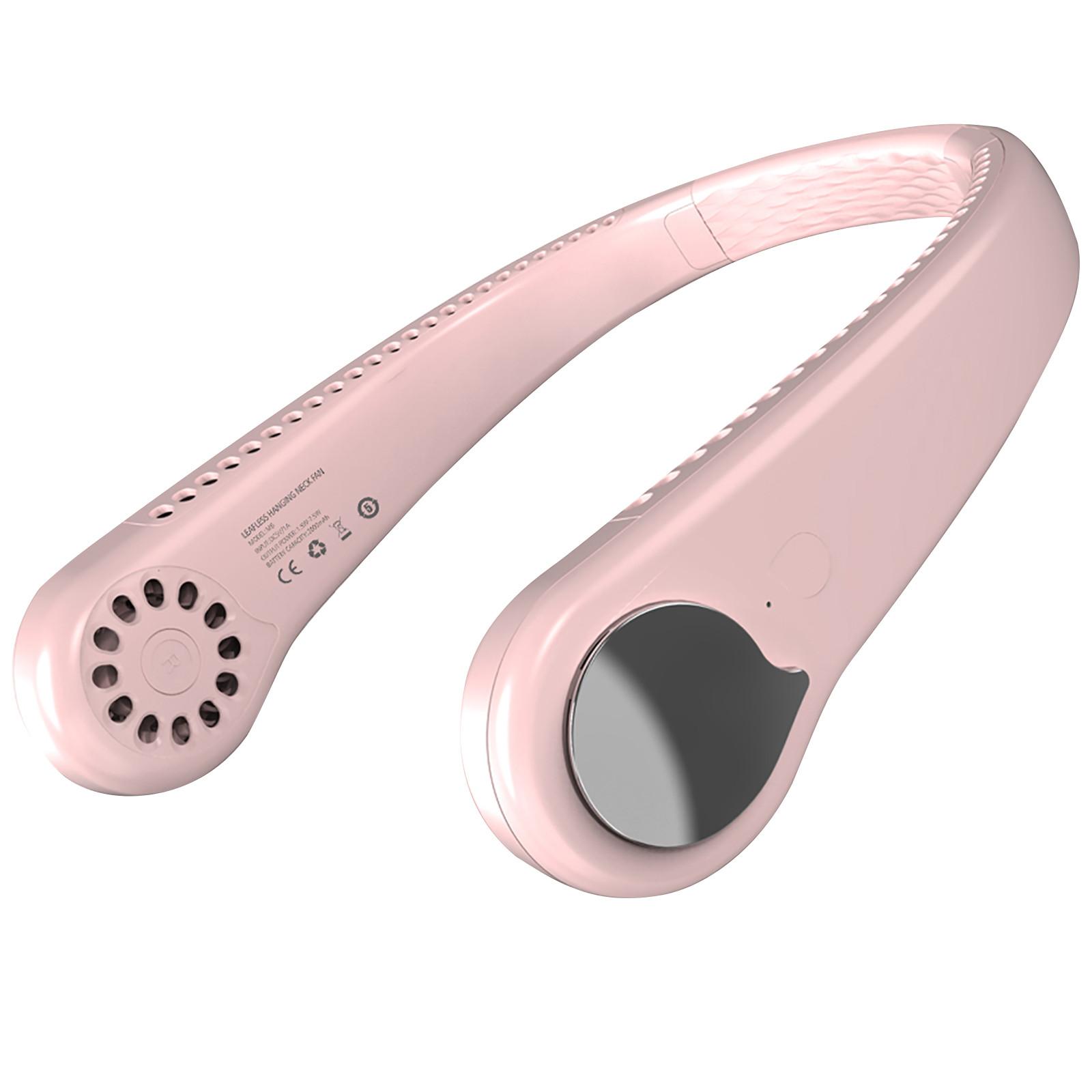 

Portable Mini Mist Spray Fan USB Rechargeable Personal Cooling Device Compact Size for Outdoor Indoor Use рожевий