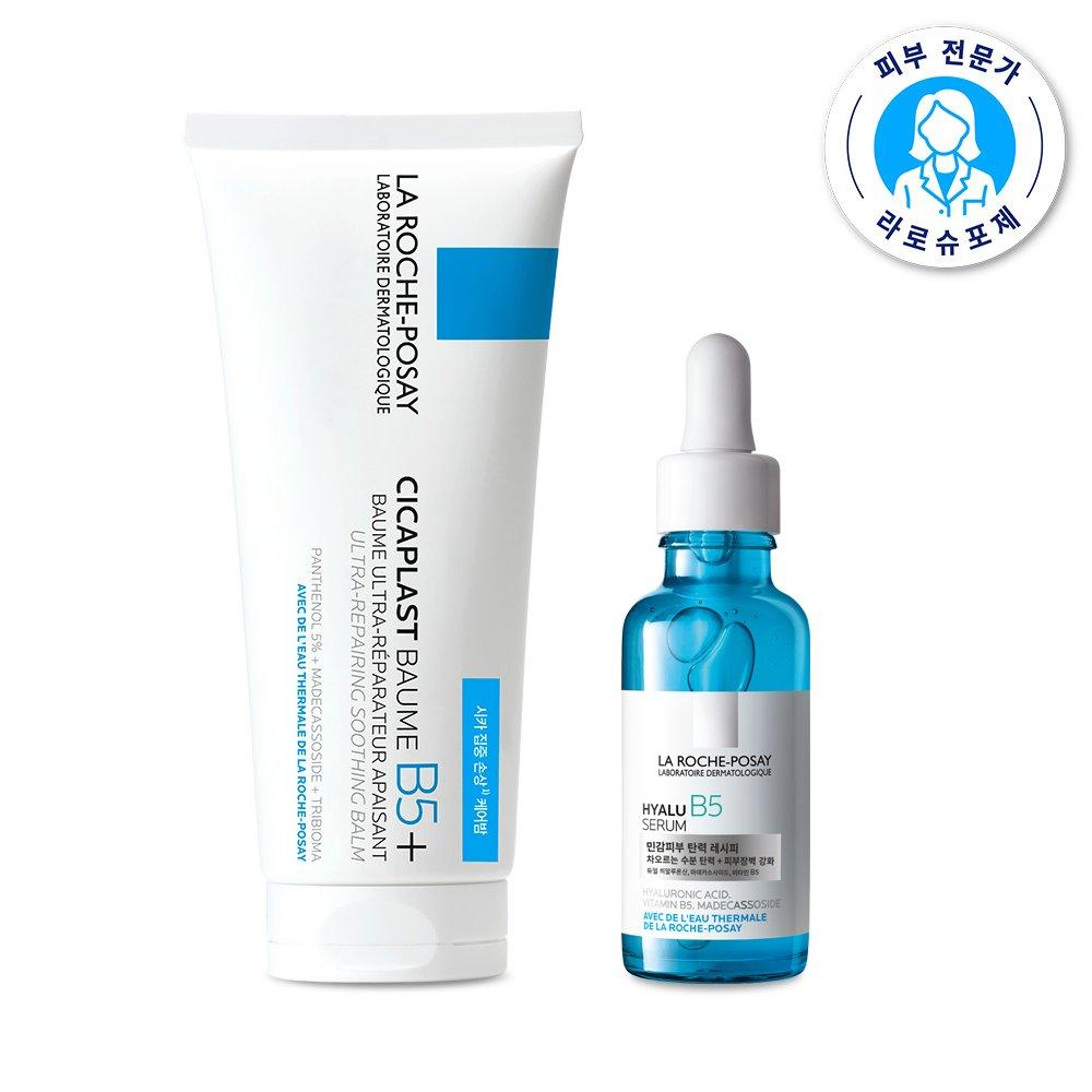 

[Moisturizing Barrier Shield Routine] Cicaplast Balm B5+ 100ml + Hyaluronic Serum 30ml