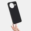 For Redmi K80 Case Slim Shockproof Magnetic Suction Carbon Fiber Case Metal Lens Anti-Fingerprint Grip Fundas Etui Conque