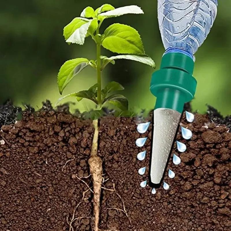 4Pcs Ceramic Self Watering Spikes Automatic Plant Drip Irrigation Water Stake for Garden Vegetable System Tools.