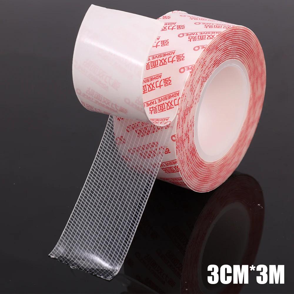 Double-sided Strong Nano Tape Non-slip Transparent Mesh Tapes Waterproof Sticky Strip Heavy-duty Office Home Decoration Tapes