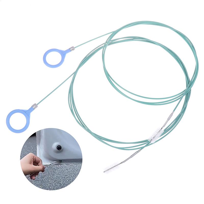 Speciální čisticí nástroj na ucpávání odvodňovacích trubek olejové nádrže, kartáč na čištění odvodňovacích otvorů střešního okna, dveří bagru