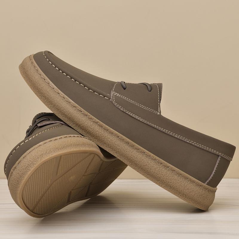 Pánské boty z pravé kůže ve vintage stylu, univerzální pánská ležérní obuv na šněrování, ručně vyráběné pánské ležérní tenisky, pohodlné baleríny