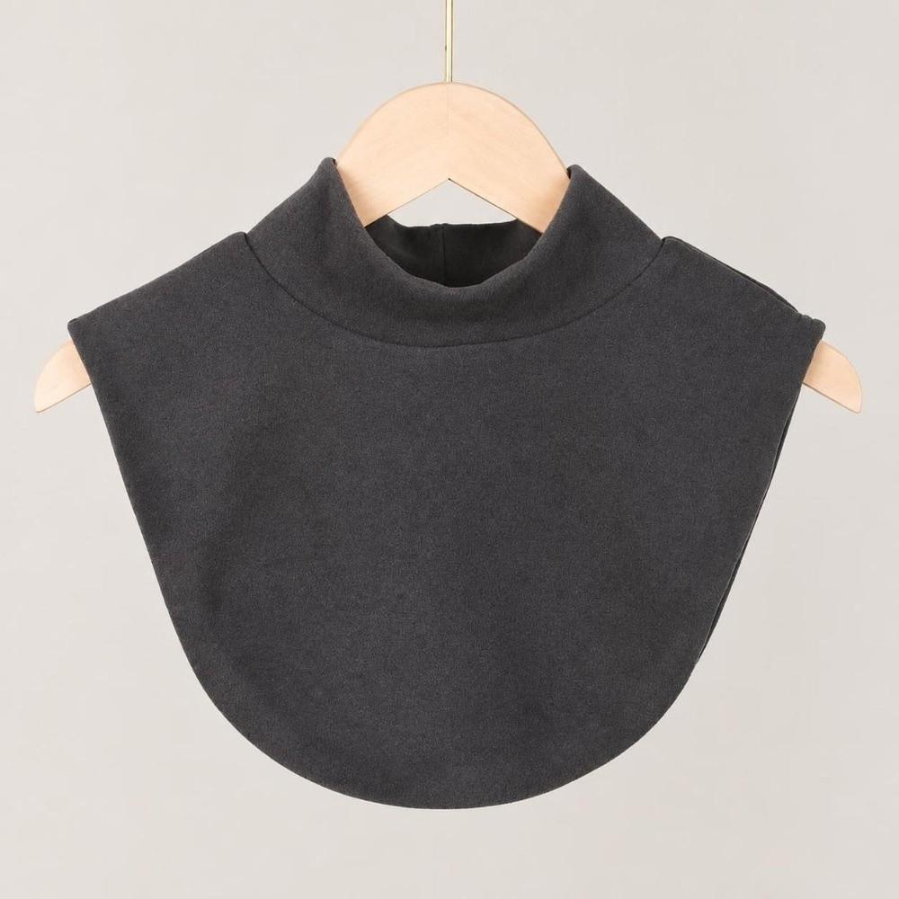 Velvet Lining Neck Warmer Scarf Detachable Detachable Turtleneck Spring Autumn Winter