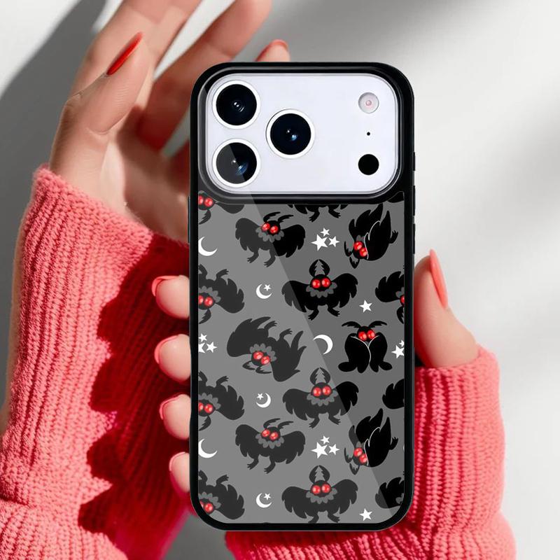 

Mothman Night Grey Phone Case for iPhone 17 Air 16e 15 14 13 Pro Max Back Cover for 12 11 Pro Coque iPhone 14