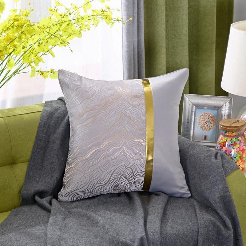 

1Pcs 45x45cm Luxury Cushion Cover Modern Simple Pillowcase Fashion Home Sofa New Year Decoration Pillow Case 45x45cm