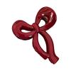 Hair Pin Stable Non-Slip Mini Bow Shape Alloy Hair Pin Glossy