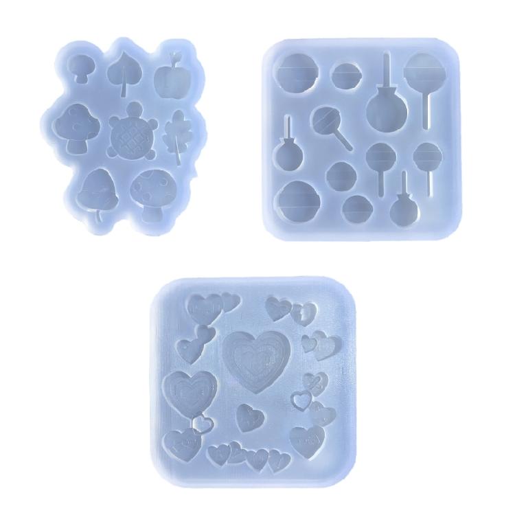 Silicone Quicksand Shaker Filling Mold for DIY Jewelry Making,Pendant,Keychain