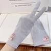 Women Sunscreen Gloves Summer Sun Protection Gloves Non-Slip Touch Screen Gloves Cycling Driving Mittens Thin Anti-Uv Gloves