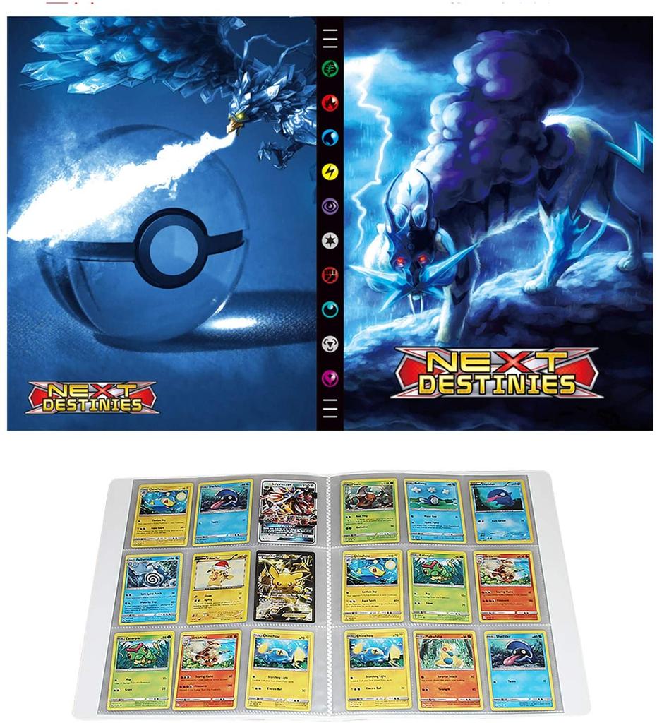Buy 9 Pocket 432 Card Pokemon Album Cartoon Book Playing Game Pokemon  Binder Collection Holder Map Folder Loaded List Kids Toy Gift at affordable  prices — free shipping, real reviews with photos — Joom