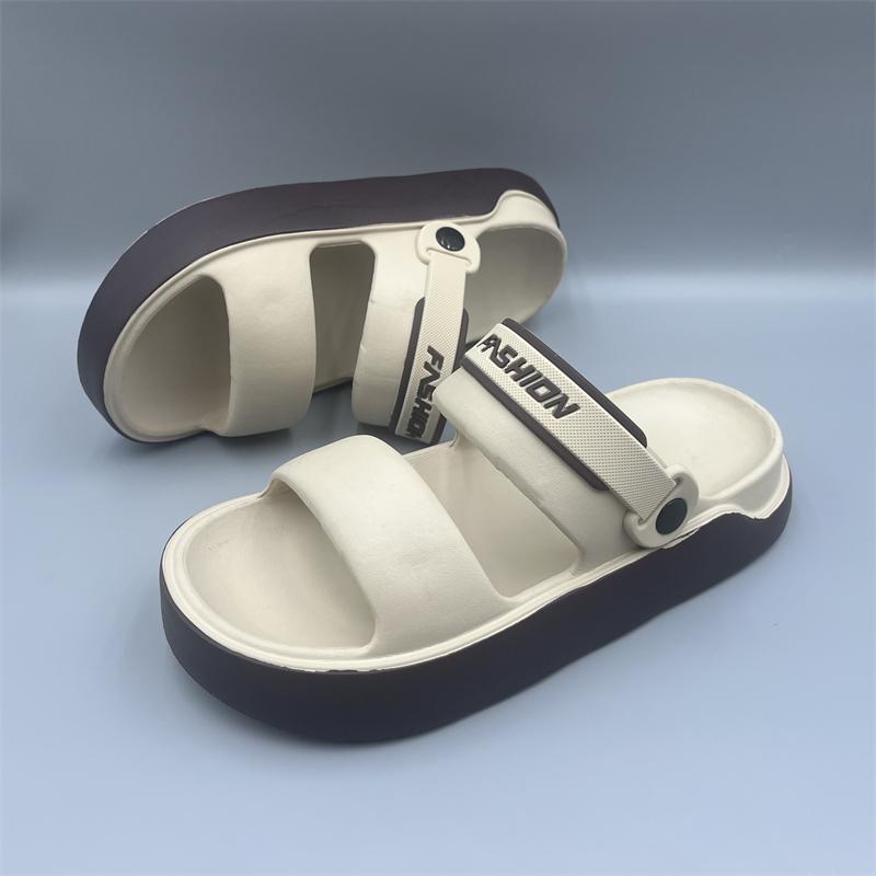 Fashion Sneaker Shoes Woman's Slippers Shale Female Beach Platform Slides 2025 Sabot Flat Summer Scandals House Slippers Platform Shoes