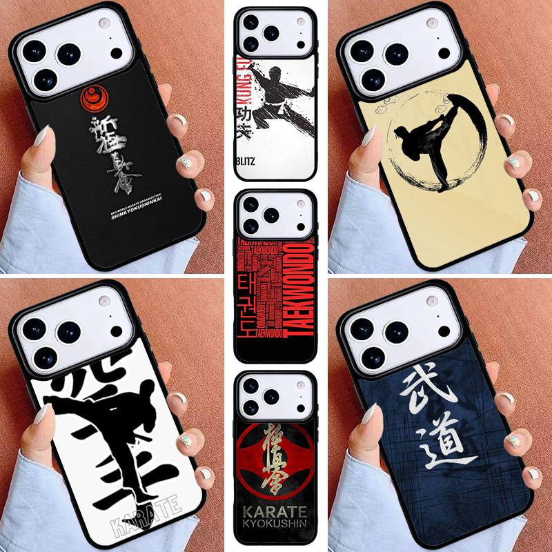 Kung Fu Oyama Kyokushin Karate Phone Case for iPhone 17ProMax 12 13 14 15 16e 17 Pro Max Plus Air Cover