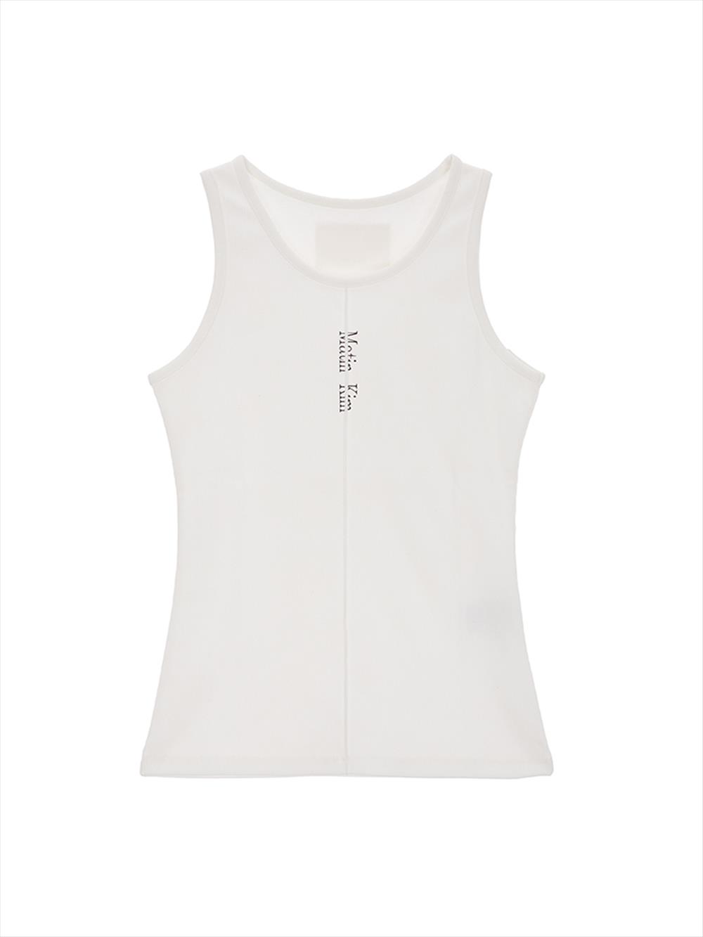 [Matinkim] PINTUCK SLEEVELESS TOP IN WHITE FREE