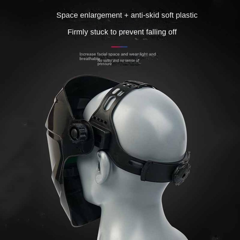 Automatic Dimming Welding Masks Large View True Color Auto Darkening Welding Facemask for Grinding Cutting Arc Welding Helmets