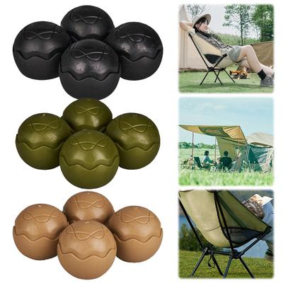 4Pcs Chair Stabilizing Ball Feet Anti-Slip Picnic Stool Leg Caps Universal Chair Feet Pad Replacement for Helinox Camping Chair
