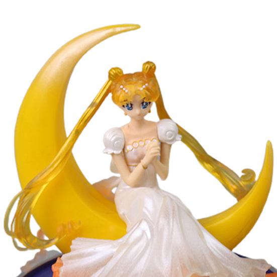 Sailor Moon Anime-Figuren, lebendiger Ausdruck, unverformbares Anime-Zubehör, Kuchenpuppen-Dekoration, Anime Sailor Moon für Anime-Liebhaber
