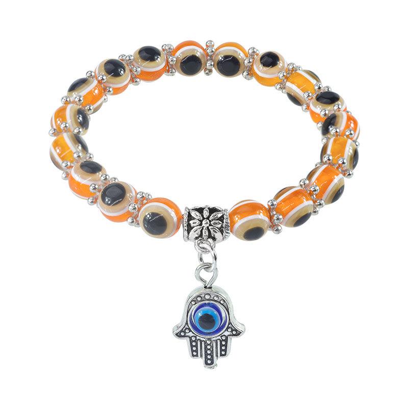 Evil Eye Crystal Beaded Adjustable Bracelet for Boys & Girls