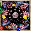 50x50/60x60/75x75cm Tarot Tablecloth Mat Divinations Board Game Oracles Card Pad