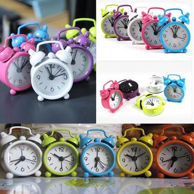Creative Cute  Metal Small Alarm Clock Electronic Small Alarm Clock