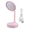 LED Desk Lamp Cute Flower Table Lamp with Adjustable Flexible Gooseneck Rechargeable Eye-Caring Night Light for Dorm Bedroom Reading
