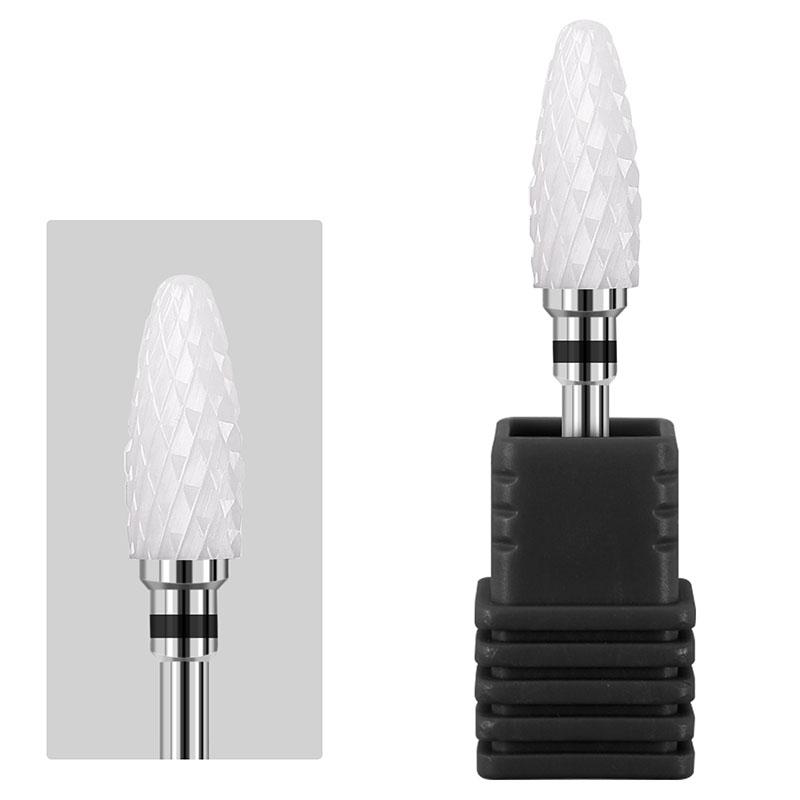 Ceramic Carbide Nail Drill Bits Milling Cutter For Manicure Set Mill Brush Manicure Machine Accessories for Removing Gel Varnish