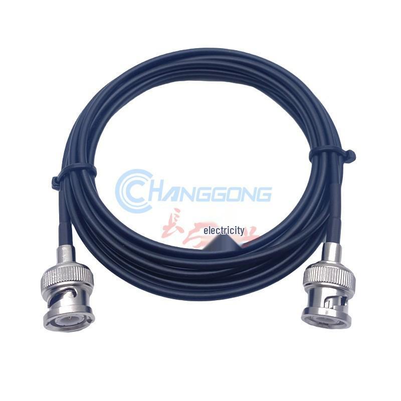 BNC Male To BNC-J Double Adapter Cable, 50-1.5, Inner Thread Pin, RG174.