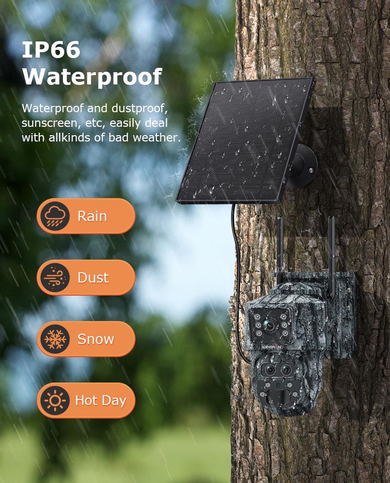 Ubox Solar 4G Wildtier-Jagd- und Überwachungskamera