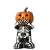 Halloween Resin Pumpkin Desktop Decoration, Halloween Jack-O-Lantern Sculpture Statue Desktop Decoration Desktop Collection Statue