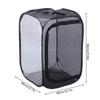 Black Collapsible Foldable Ventilated Insect Light Transmission Mesh Cage House