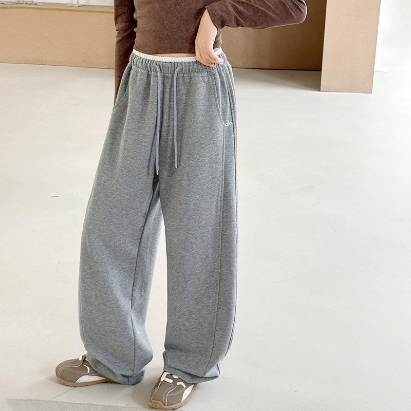 Dívčí sportovní kalhoty se širokými nohavicemi - Jaro/Podzim 2025 Neformální tepláky pro žáky základních škol