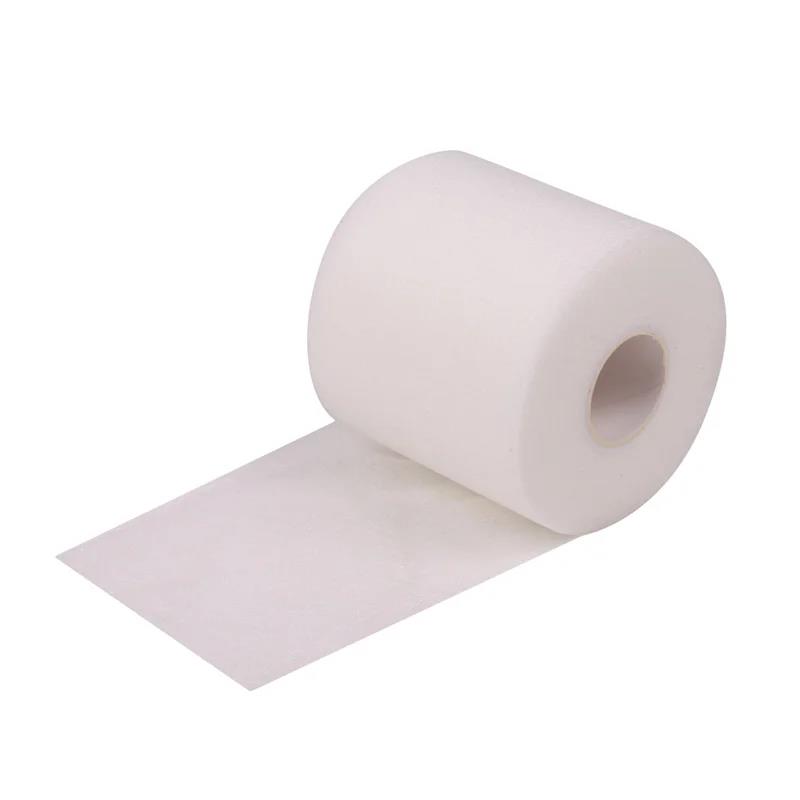 Sofort verfügbar 1 Rolle Schaumstoff Baumwolle Hautfolie Selbstklebendes Elastisches Verband Ellbogen Knie Maske Sport Pre-Wrap Für Sporttape