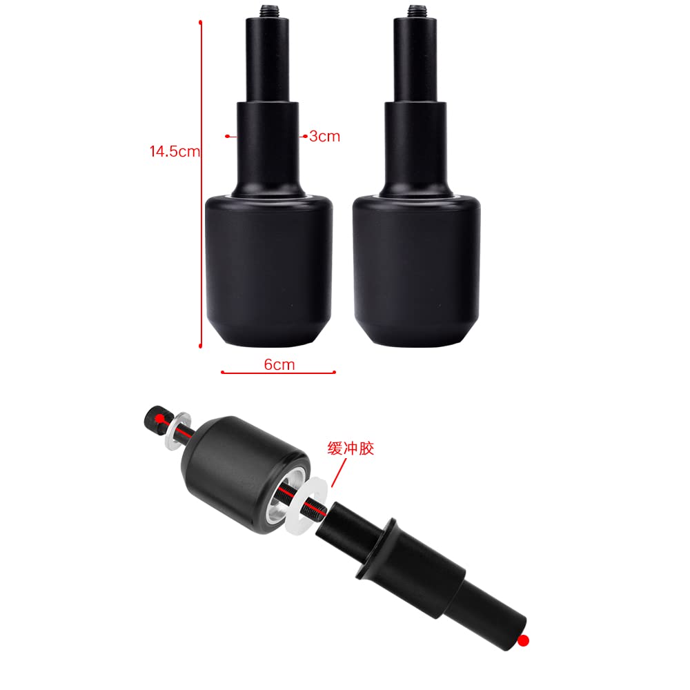 LEDISHUN Frame Slider for Engine Slider Kawasaki Z900RS Z900RS CAFE (18-23) (Black)