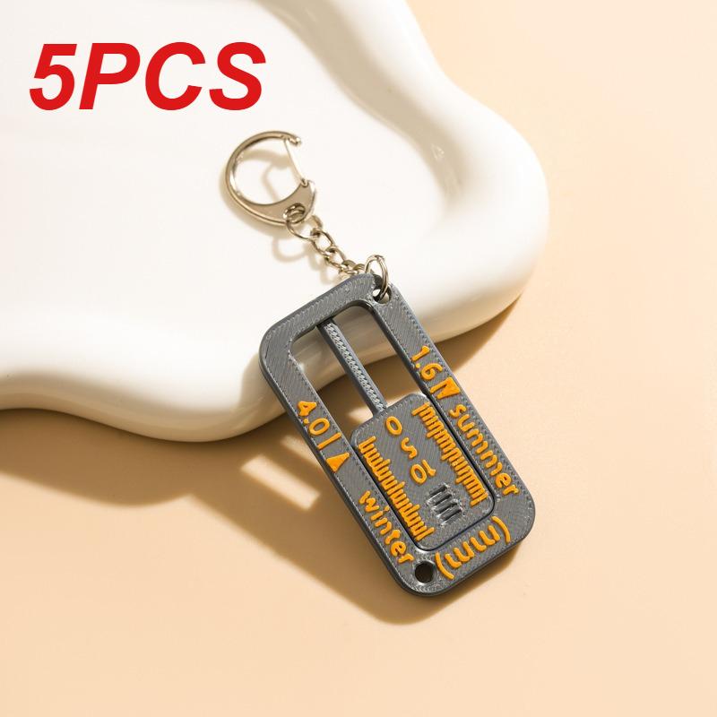 Portable Tire Tread Depth Measuring Device, Keychain Tread Depth Measuring, Men's Car Key Pendant