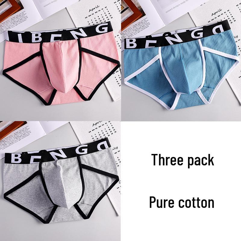 Herren Baumwollslips mit mittlerer Taille - Bequem, Trendy, Lässige Shorts