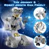 Johnny 5 Robot Short CircuiIt Building Toy Set  Short Open Circuit Track Robot Figures Model Building Blocks Toys  313 Pieces