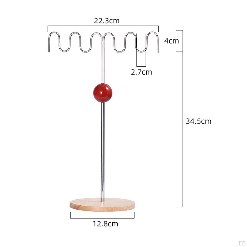 Necklace Organizer Stand Earring Holder Display Hanging Rack for Rings