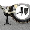 Pedalställ Vikbart Cykelställ Lättviktigt Stöd PP-Material Halkfri Bas för Utomhusparkering