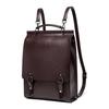 ZHENGTU Business Backpack, Flap Backpack, Waterproof Shoulder Bag for Women, Down Backpack, PU Leather Backpack, Adult Size, Detachable Shoulder