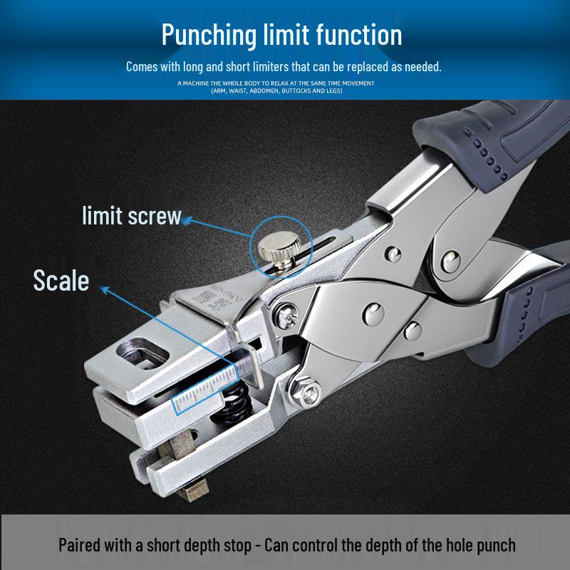 Dongxun PVC Round Hole Punch Pliers for ID, Car Wash, and Membership Cards