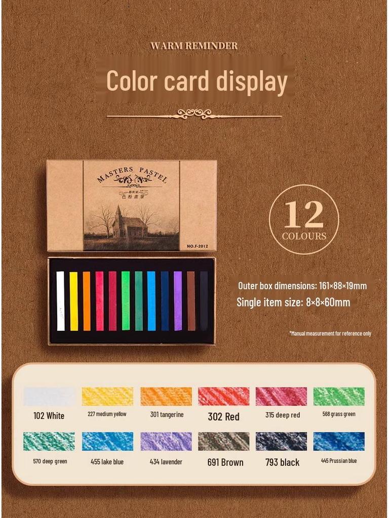 Multicolor Dazzling Pastel Set for Kids' Art and Doodling