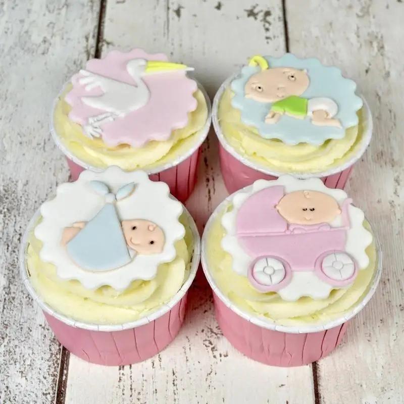 Kinderwagen Kuchenform Dekoration Keks Ausstecher Form Lebensmittelqualität Kunststoff Kuchenschneider Keksform