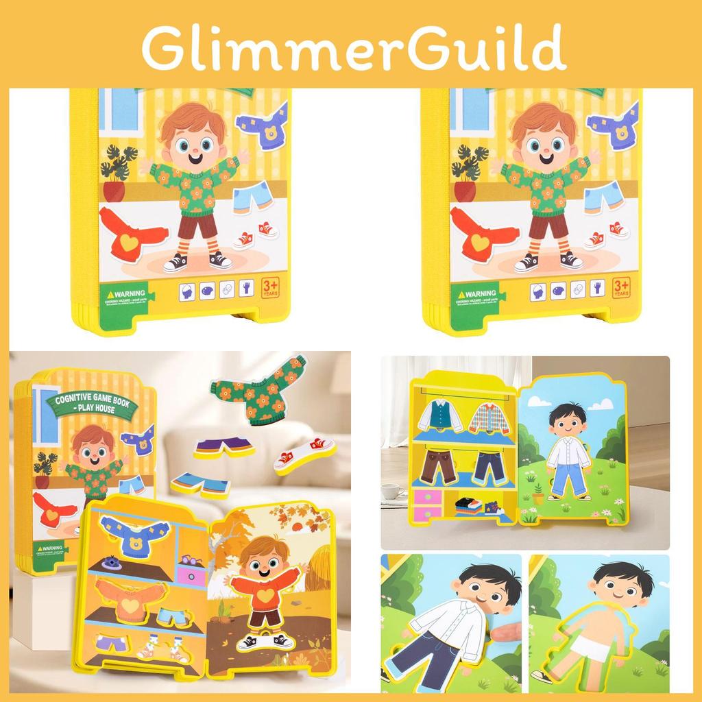 Educational Puzzle Dress Up Toy With Eva Material For Early Learning And Quiet Book Fun