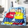 Customiz Name Personality Pat and Mat Blanket Soft &Warm Sofa Office Bed Travel Lunch Break Blanket, Gift Suitable All Seasons